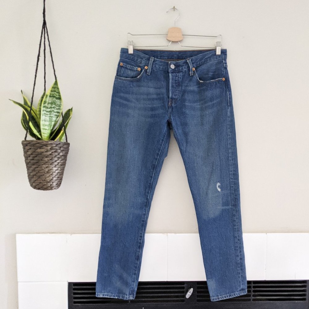 Levi's 501 Customized & Tapered Leg Denim Jeans